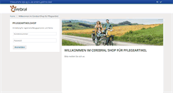 Desktop Screenshot of pflegeartikel.cerebral.ch
